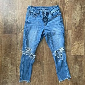 High rise American eagle jeans size 0 short